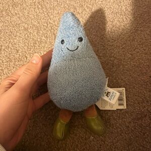 Jellycat Blue Raindrop Stuffed Toy
